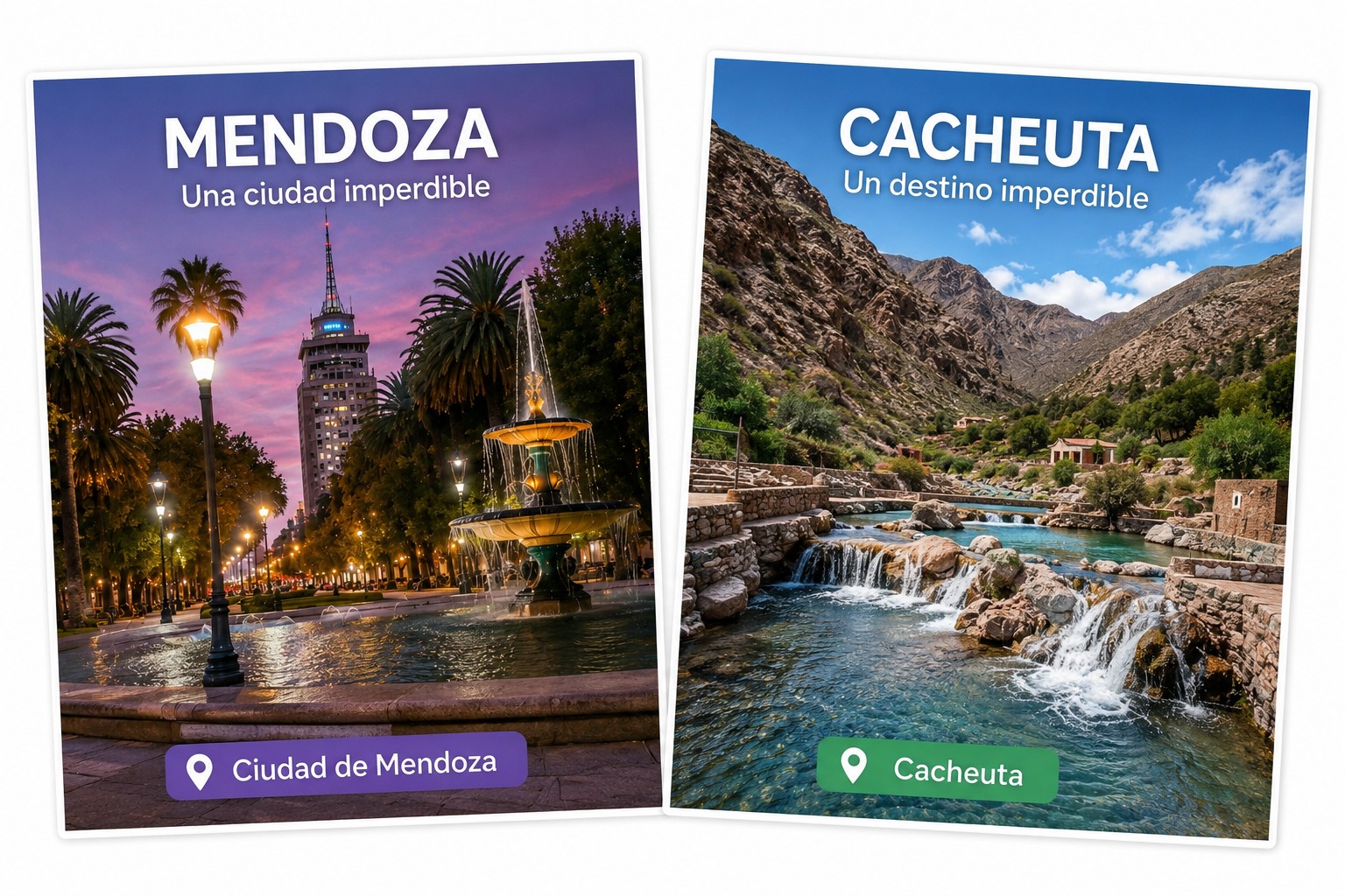 Ciudad de Mendoza y Cacheuta